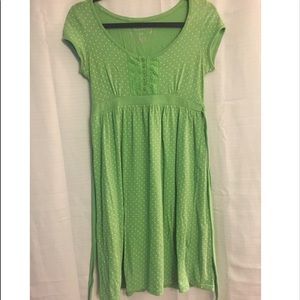 Short Sleeve Polka Dot Dress
